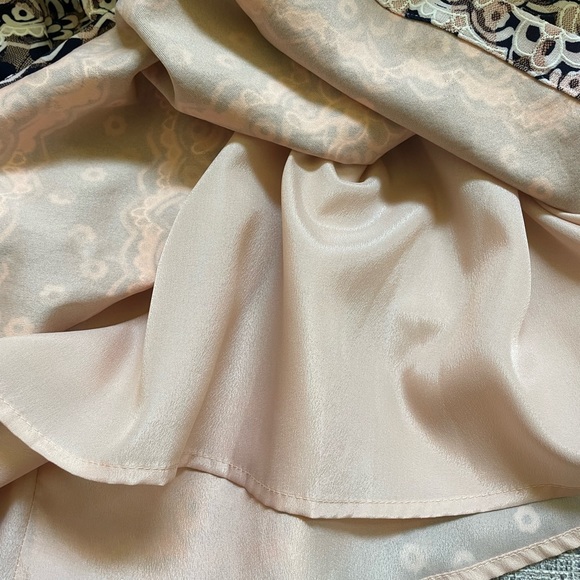 NWT Endless Rose Strapless Navy/Pink Lace Pattern Floral Dress. Size Small. - Picture 6 of 8